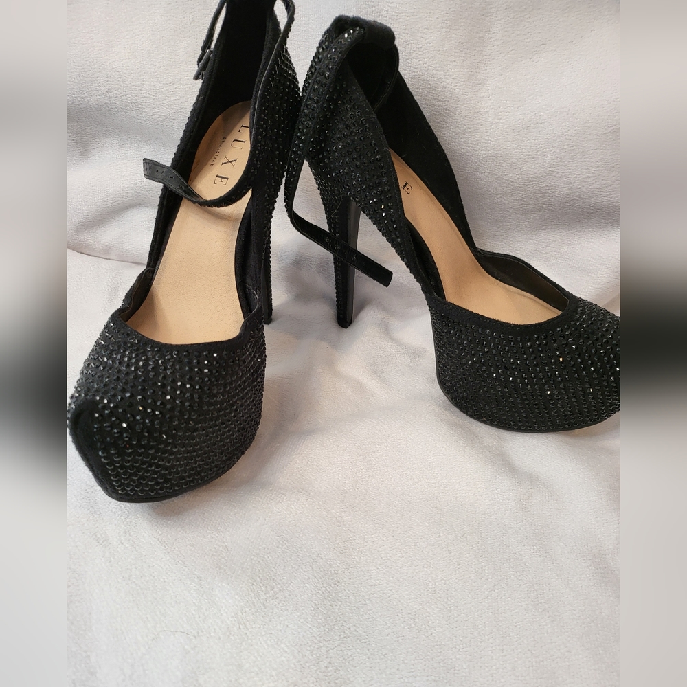 JustFab Blinged Heels